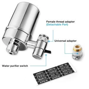 FDA approved mprove Taste Suitable kitchen pure activated carbon faucet water filter for tap and kitchen use