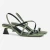 Import female rivet transparent clear sandals shoes high heels with around from China