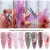 Import Fiber Glass Fluorescent Nail Art Extension Silk Wraps UV Gel Building Fiberglass Nail Form Manicure Accessories from China
