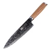 FINDKING New Zebra wood handle damascus knife 8 inch Professional chef knife 67 layers damascus steel kitchen knives