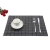 Import Fine Weaving Texture Elegant Heat Insulation Table Mat Pvc Non Slip Placemat Pad from China