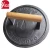 Import Fire Shape Non-stick Round Cast Iron Bacon Meat Press with Wood Handle from China