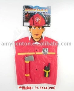 fireman cloth,boy&#039;s clothing,simulate fireman