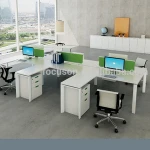 FKS-YZ-LB  modern  partition cubicle open office workstation