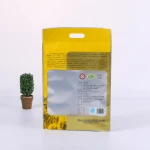 Flat 3 Side Seal Bag Clear Front Corn Tortillas Plastic Bag With Window Paratha Packaging Pouch Chips Packaging Bag