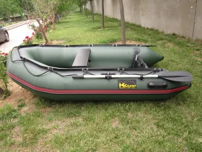 Float Tube Boat Inflatable Fishing Boat with Aluminum Floor