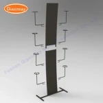 Floor Stand Double Sided Metal Motorcycle Helmet Display Rack