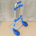 folding hand aluminum luggage trolley cart