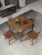 Import Folding Table  Dining Room Set Home Furniture Modern Dining Table Wooden Furniture Sets Home Wood Folding Round Table from China