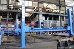 Four post lift for wheel alignment Sino star hydraulic car lift bridge 220v used 4 post car lift for sale