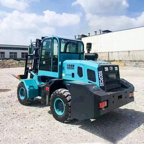 Four Wheel Drive Rough Terrain Forklift 3.5ton 4x4 Forklift Off-Road Forklift