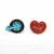 Import Free design rounded bag badge metal pin soft enamel lapel pin from China