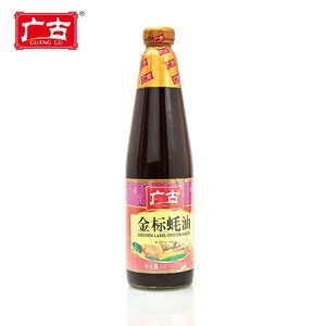 Free Sample Chinese Seafood Paste HACCP Natural Oyster Sauce In Glass Bottle