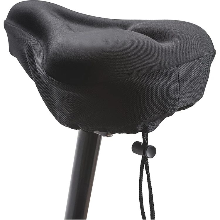 free sample comfy western bicycle saddle cover memory foam gel padded cooling bike seat cover cushion with waterproof dust cover
