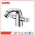 Import Free sample double handle bathroom sink basin faucet from China