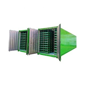 Freezer Container Barley Sprouting Equipment Hydroponic Seeds Fodder Growing Machine