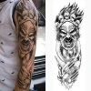 Full Arm Temporary Tattoo, Temporary Tattoo Black tattoo Body Stickers for Man Women Accept custom, welcome to customize