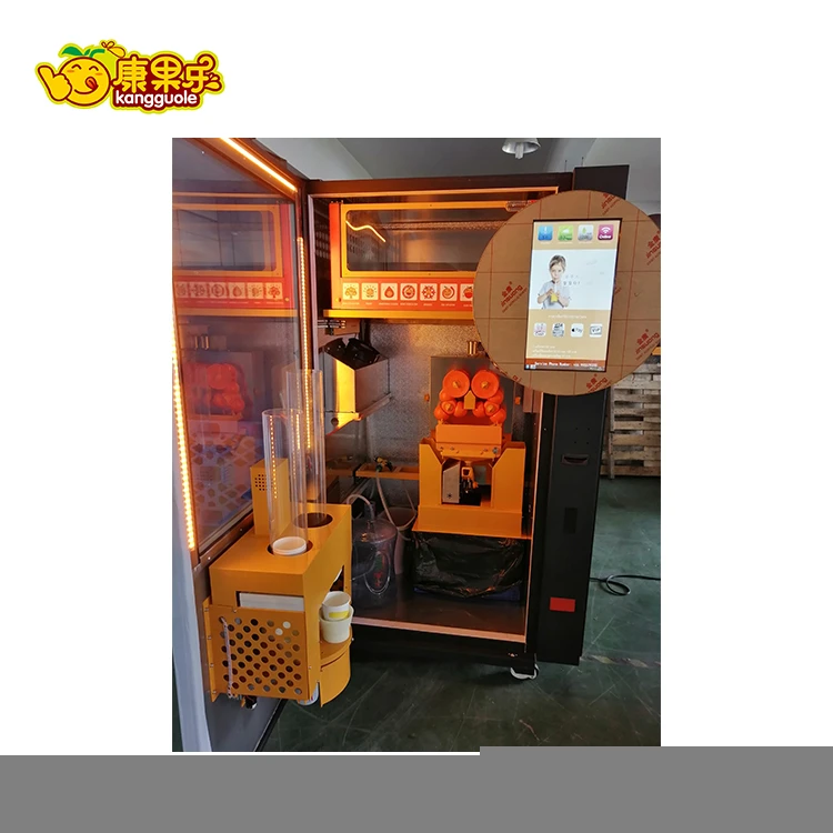 Full Automatic Fresh Squeezed Orange Juice Vending
