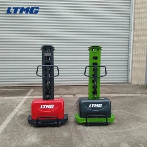 Full electric stacker 500kg portable auto lift self loading electric pallet stacker