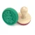 Import Funny Kids DIY Baking Tools Wooden Handle Custom Silicone Cookie Stamp from China