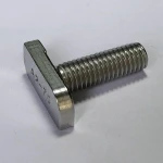 Galvanized Harden Metal Steel T hammer head Bolts High Tensile Strength Fastener M8 X 25