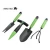 Import Garden Planting Digging Care Good Looking Powder Coating Non-Slip Handle Hand Fork from China