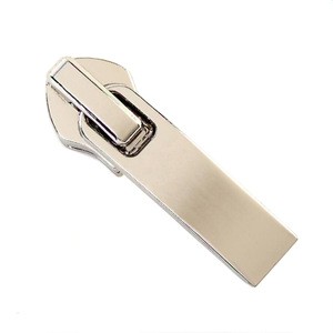 Garment High Quality Customized Rose Gold Puller For Bags Metal Cord Stoppers Handbag Zipper Slider