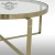 Import Glass top coffee table modern home furniture stainless steel legs tea center coffee table from China
