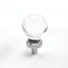 Golf ball crystal glass cabinet knobs furniture hardware