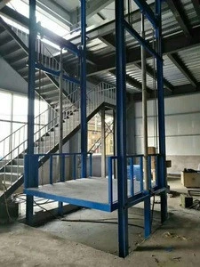 good quality Material loading platform Vertical lead rail lift platform for sale