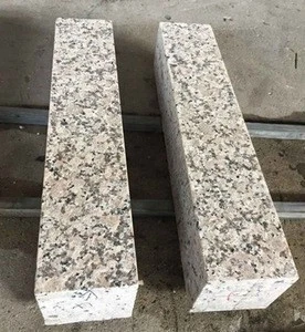 guangxi maple red natural granite curbstone 5CM thick price discount for construction project