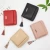 Import Guangzhou Factory Custom Logo Credit Card Holder Luxury Woman Clutch Purse Womens Genuine Leather Wallet from China