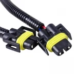 H11 fog light lamp wiring harness with LED indicators AT Relay for Ford Focus Acura Nissan Honda