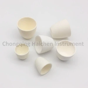 Haichen 99.7% Purity High Temperature Aluminum Ceramic Crucibles