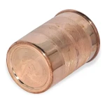 Handcrafted Metal Tumbler/ Glass Drinkware Serveware  Pure Copper Luxury Design 10oz Set Of 4