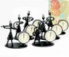 handmade arts and  crafts Office Home Decoration Desk Sundries (SDCL119)  small music man mini clock for table decor