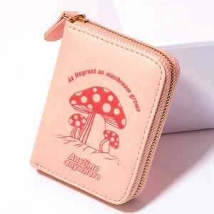 Handmade Fashionable PU leather key caser  logo key holder and wallet for gift