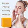 Handmade Remove Pimples Dark Spots Organic Herbal Turmeric Soap Custom Private Label Natural Adults Cleansing Female Toilet Soap