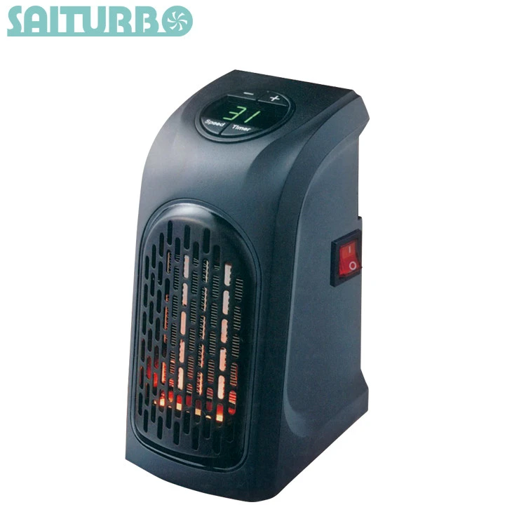 Handy Mini Plug-in LED Electric Heater, Portable Electric Air Heater with LED Display 400W small heater