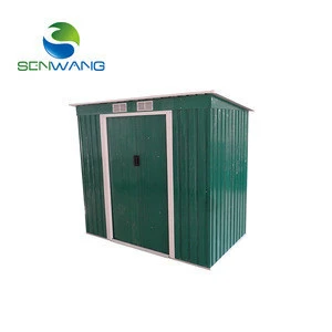 Heavy duty outdoor storage shed garden tool house