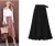 Import HFS1678B Europe Elegant Women Clothing High Waist Slit Ladies Long Skirt With Belt from China