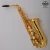 High F# Eb Key Golden Lacquer Surface Musical Instrument Alto Saxophone