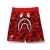 Import High quality Bape shark Printing Camouflage mens sports shorts from China