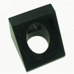 High quality black anodized 7075 Aluminum cnc milling machine part