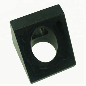 High quality black anodized 7075 Aluminum cnc milling machine part