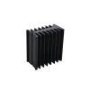 High quality black anodized aluminum extrusion profile aluminum heat sink