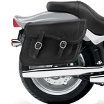 High Quality Black L Bags Pair Tek leather Motorcycle Panniers bike panniers motorcycle saddlebags travel bag