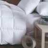High quality box pattern 230gsm hotel microfiber queen size comforter
