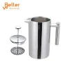 High Quality DoubleWall Stainless Steel French Press Coffee And Tea Maker
