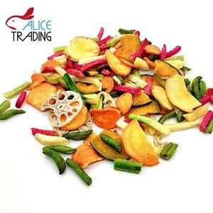 High Quality Dried Healthy Fruit Snack VF Mixed Vegetable Crispy Chips
